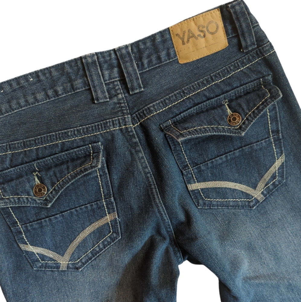 Blue YASO Denim Jeans (34) (Straight)